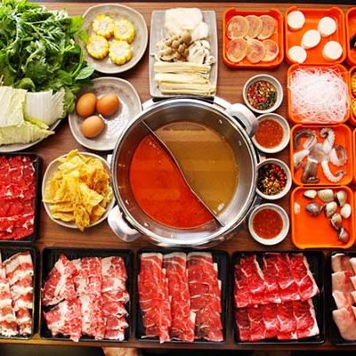 Nồi lẩu inox 2 ngăn Hotpot 30 cm tiện dụng