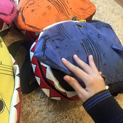 Ba lô cá mập 3d cho bé