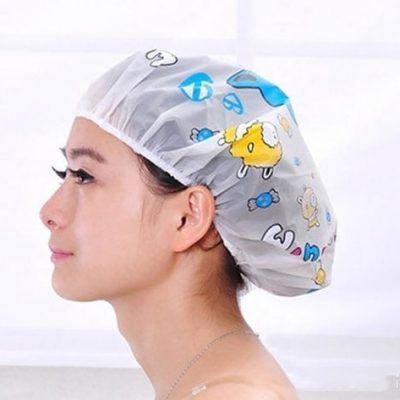 Mũ tắm chùm tóc Hello Kitty