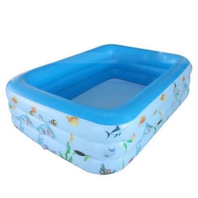 Bể bơi phao gia đình chữ nhật 3 tầng 2m1