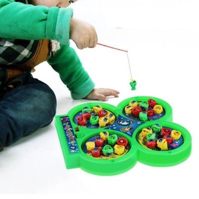 Bộ câu cá nam châm phát nhạc ( 4 hồ câu )