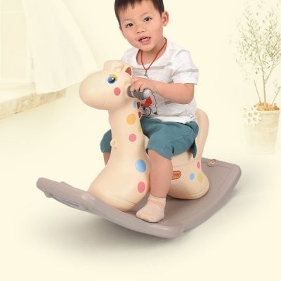 Ngựa bập bênh cho bé có đèn có nhạc