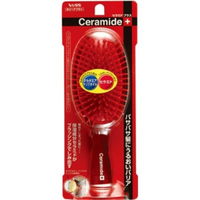 Lược chải tóc Ceramide Plus chăm sóc tóc hư tổn CRM-500 Vess