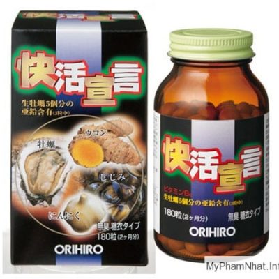 Tinh Chất Hàu Tươi, Tỏi, Nghệ Orihiro Của Nhật Bản 180 Viên