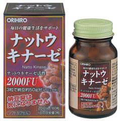 Viên uống hỗ trợ điều trị tai biến Nattokinase 2000FU Orihiro 60v