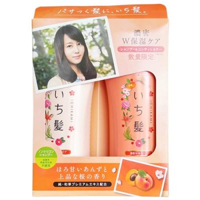 Set bộ dầu gội và xả thảo dược Ichikami