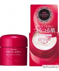 Kem dưỡng da Shiseido Aqualabel Cream màu đỏ