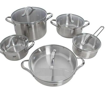 Bộ nồi Inox 5 chiếc Elo Belle