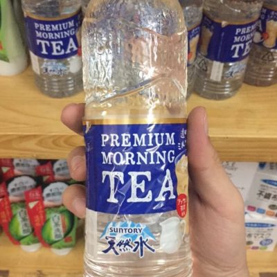 Nước Lọc Vị Trà Sữa Suntory Tennensui Premium Morning Tea