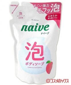 Túi sữa tắm tạo bọt thay thế NAÏVE dùng được cho trẻ em 450ml Kracie