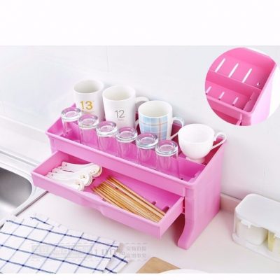 Kệ đựng gia vị đa năng có ngăn kéo