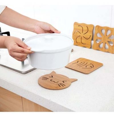 COMBO 3 RẾ LÓT NỒI BẰNG GỖ ÉP TIỆN DỤNG