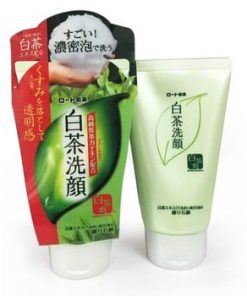 Sữa rửa mặt trà xanh ngăn ngừa mụn dạng kem 150g Rohto