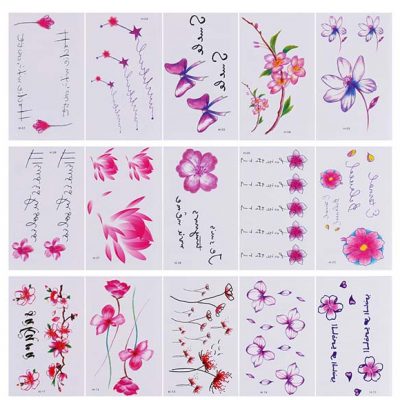 Vỉ 30 miếng dán hình xăm nghệ thuật