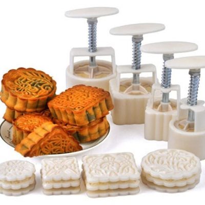 Bộ khuôn làm bánh trung thu 50g