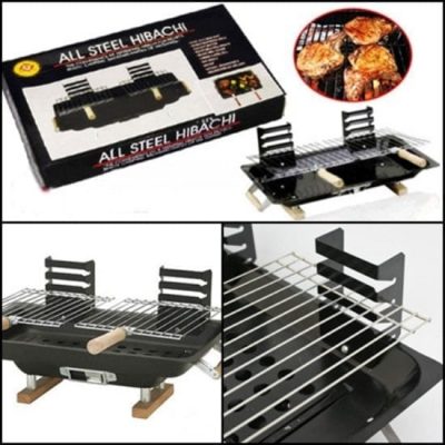 Bếp nướng than hoa khung thép