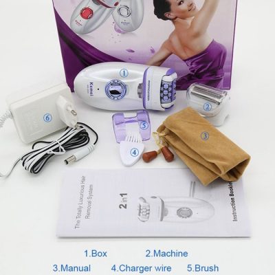 Máy triệt lông nách 2 in 1 Kemei KM-2668