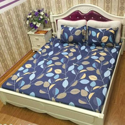 BỘ GA CHUN & 2 VỎ GỐI COTTON POLY MỀM MẠI 1M8 X 2M