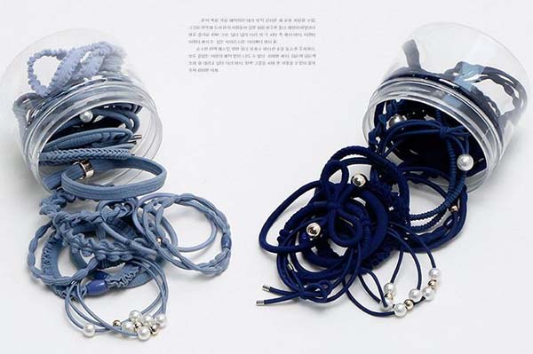 Hộp 24 dây chun buộc tóc