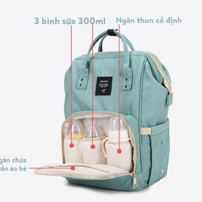 Balo bỉm sữa đa năng cho mẹ và bé