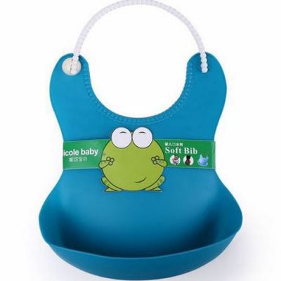 Yếm nhựa ăn dặm Nicole baby Soft Bib