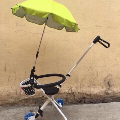 Xe đẩy 3 bánh gấp gọn có ô