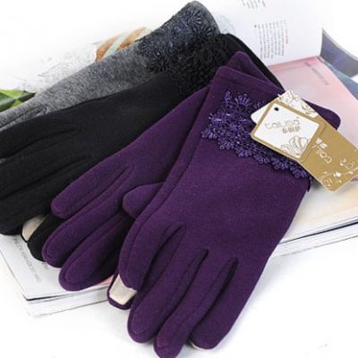 Găng tay cảm ứng lót nỉ cho nữ