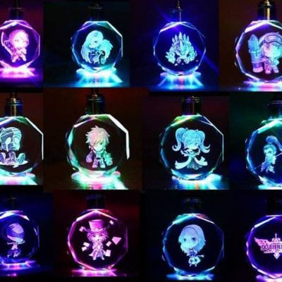 Móc khóa led phát sáng liên minh huyền thoại