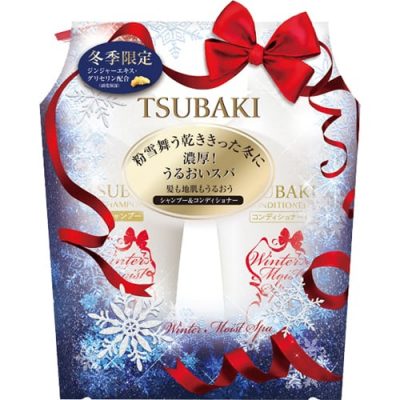 Bộ dầu gội, xả dưỡng ẩm Winter Moist Spa 500ml Tsubaki