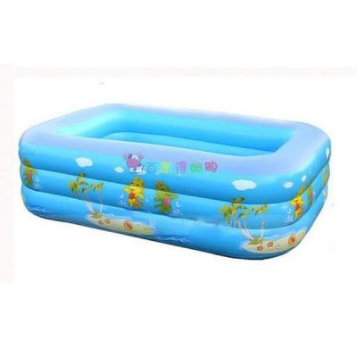 Bể bơi phao gia đình chữ nhật 3 tầng 2m