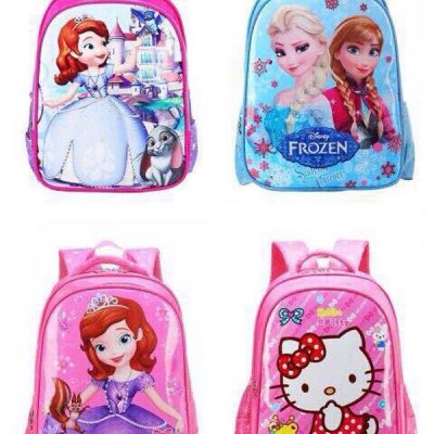 Balo tiểu học họa tiết 3D