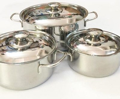 Bộ 3 nồi inox Sharp cho bếp từ