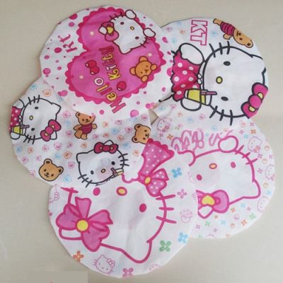 Mũ tắm chùm tóc Hello Kitty