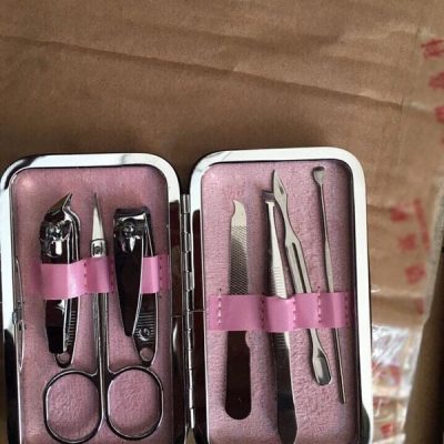 Bộ bấm móng tay 7 món họa tiết hoa cực đẹp