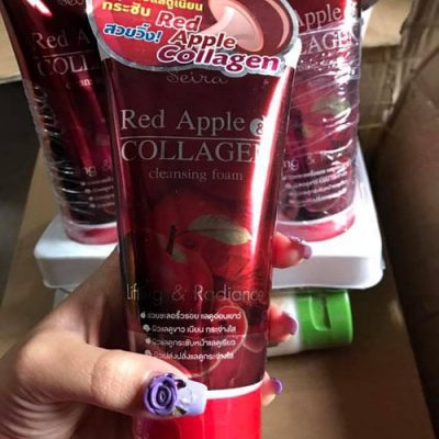 Sữa rửa mặt Red Apple & Collagen Thái Lan