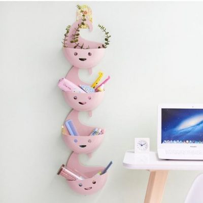 Bộ 4 giỏ treo đựng đồ hình mặt cười