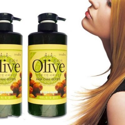 Bộ dầu gội và xả Olive 800ml Hàn Quốc siêu mượt