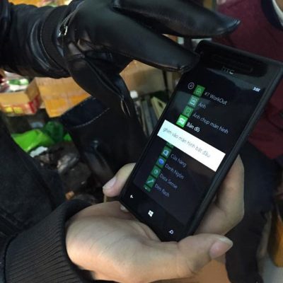 Găng tay da cảm ứng smart phone