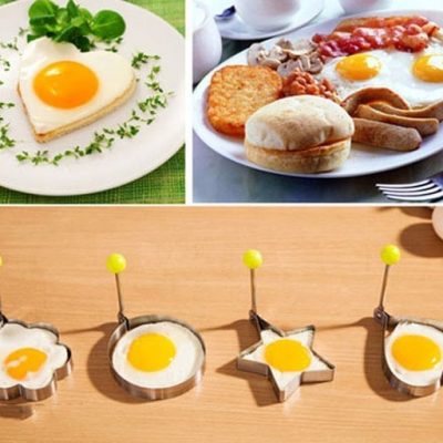 Bộ 4 khuôn chiên trứng làm bánh tạo hình