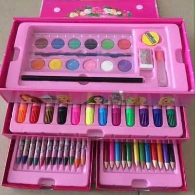 Hộp màu 3 tầng 52 món