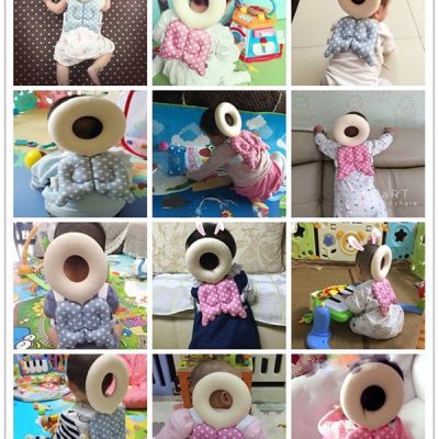 Gối bảo vệ đầu cho bé hình cánh thiên thần