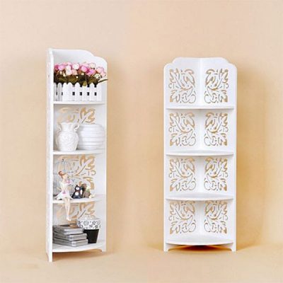 KỆ GÓC 4 TẦNG HOA VĂN BẰNG GỖ