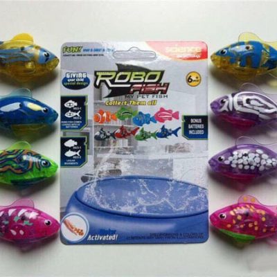 Cá cảnh chạy pin có đèn led Robo Fish