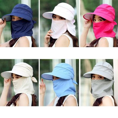 Mũ chống nắng kèm khẩu trang 3 in 1