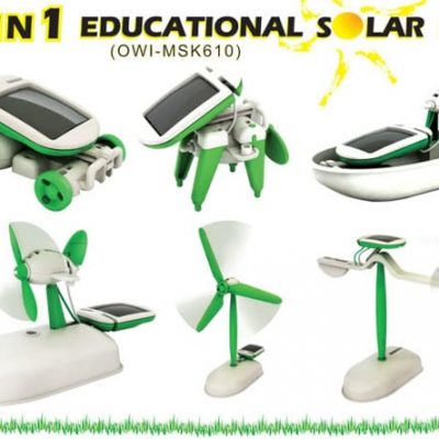 Bộ lắp ráp robot năng lượng mặt trời 6 in 1