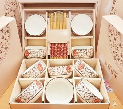 Bộ 6 bát đũa xuất Nhật cao cấp