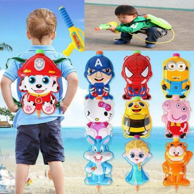 Balo súng nước hoạt hình cho bé