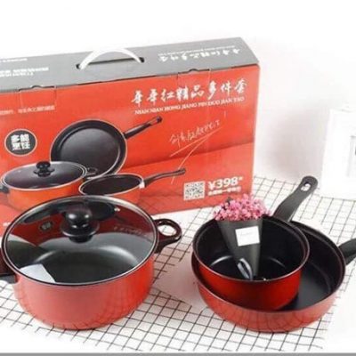 Bộ nồi 3 chiếc 2 vung dùng cho bếp từ