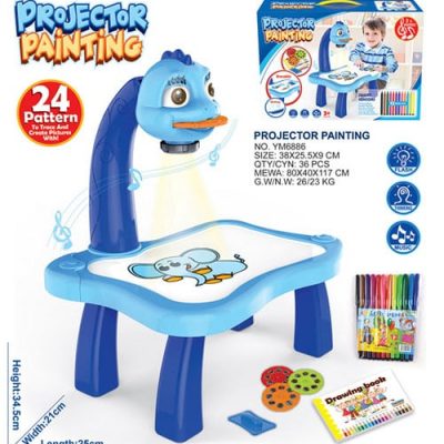 Đèn bàn máy chiếu cho bé tập vẽ
