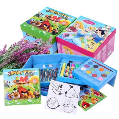 Hộp màu 4 tầng 58 món